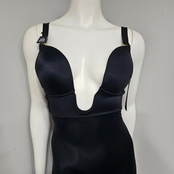 BCBGMAXAZRIA Plunge Push Up Shaping Convertible Bodysuit - Picture 3 of 16